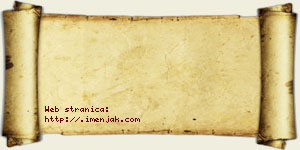 Jovana Mišković vizit kartica